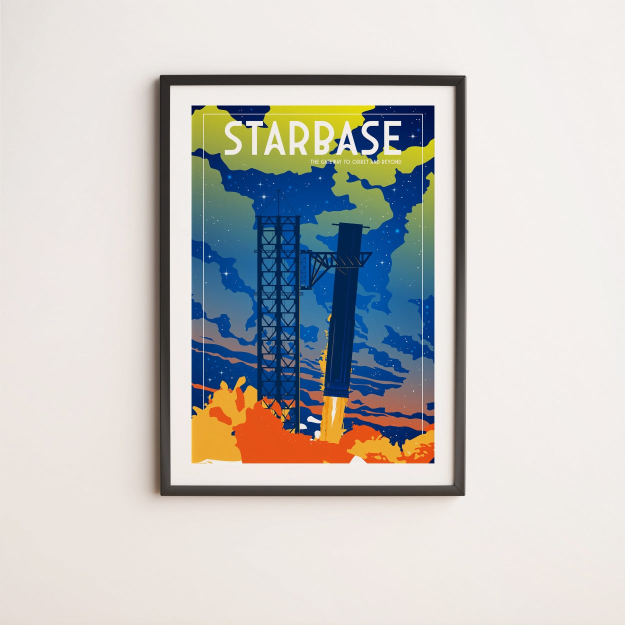 Starbase. The Gateway to Orbit and Beyond (Pop) Poster