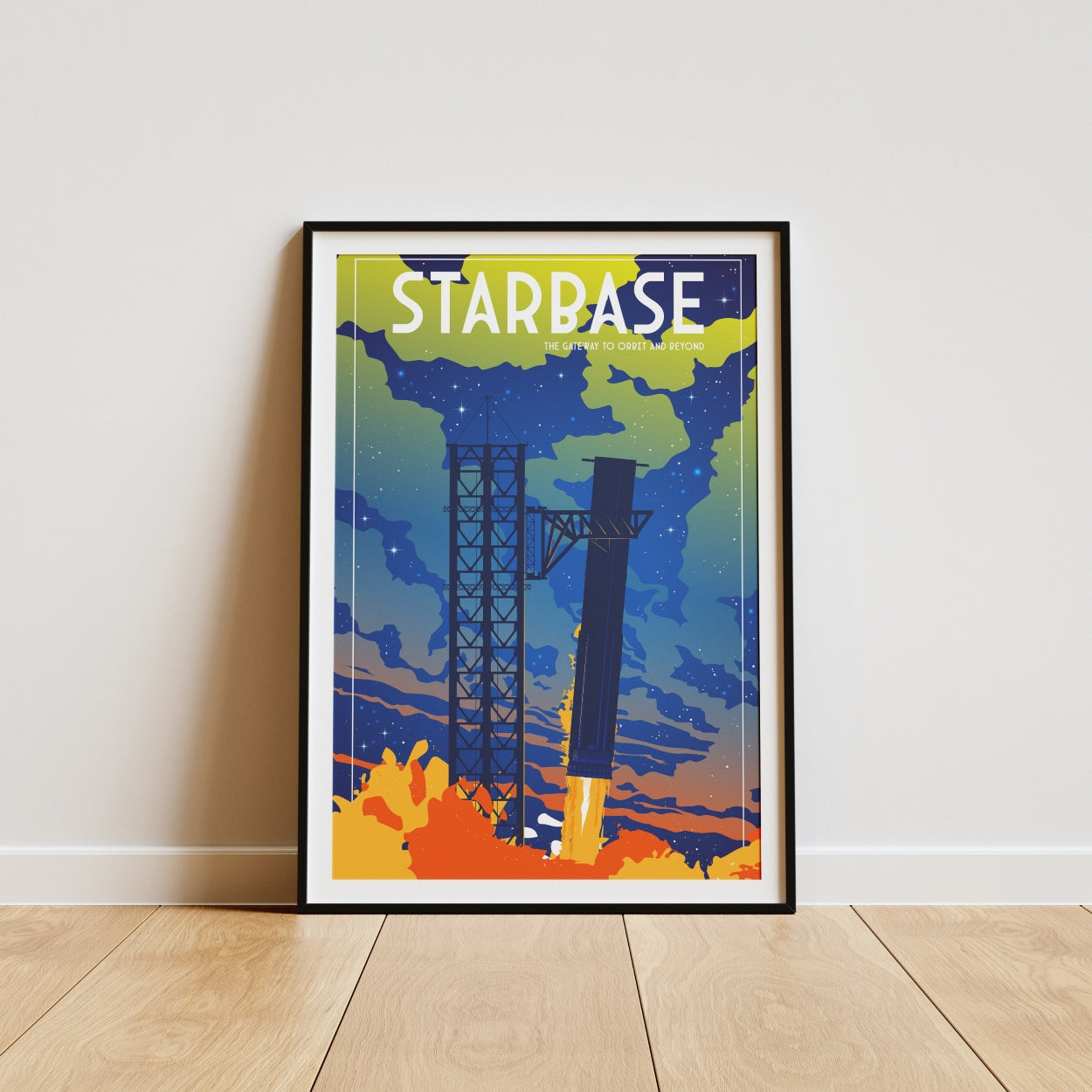 Starbase. The Gateway to Orbit and Beyond (Pop) Poster