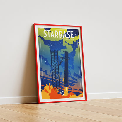 Starbase. The Gateway to Orbit and Beyond (Pop) Poster
