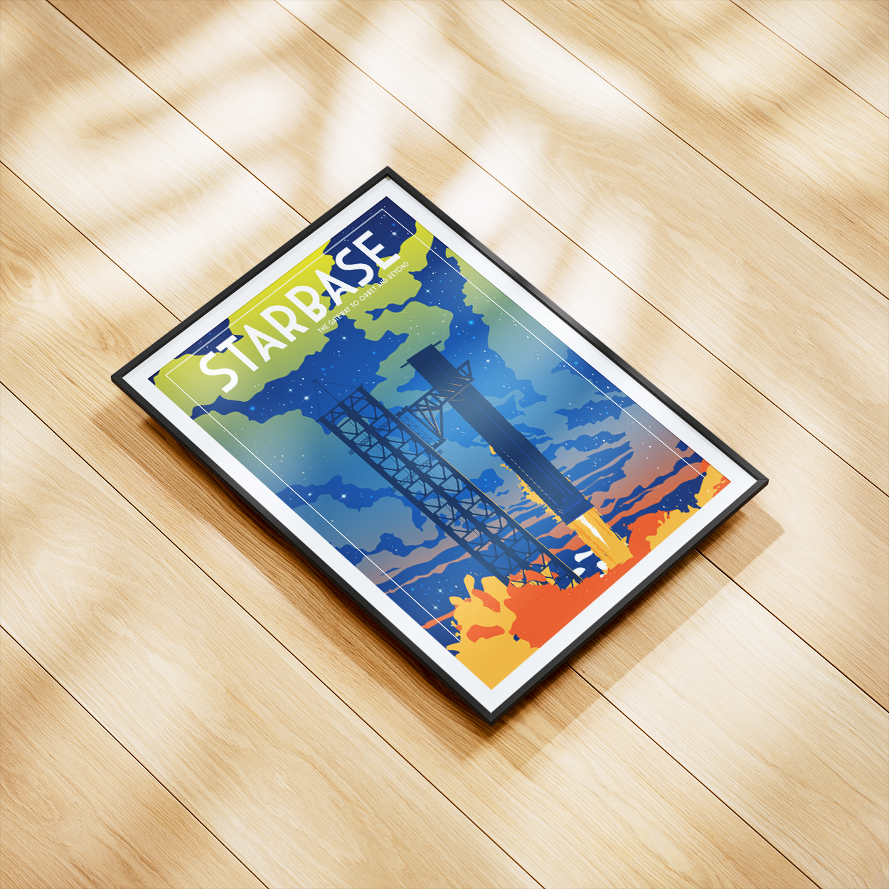 Starbase. The Gateway to Orbit and Beyond (Pop) Poster