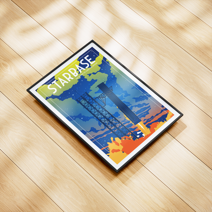 Starbase. The Gateway to Orbit and Beyond (Pop) Poster