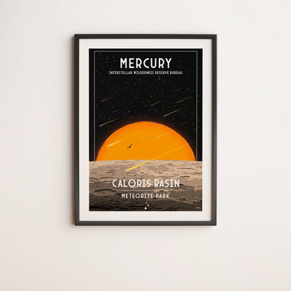 Mercury. Meteorite Park (Interstellar Wilderness Reserve Bureau Series) Poster