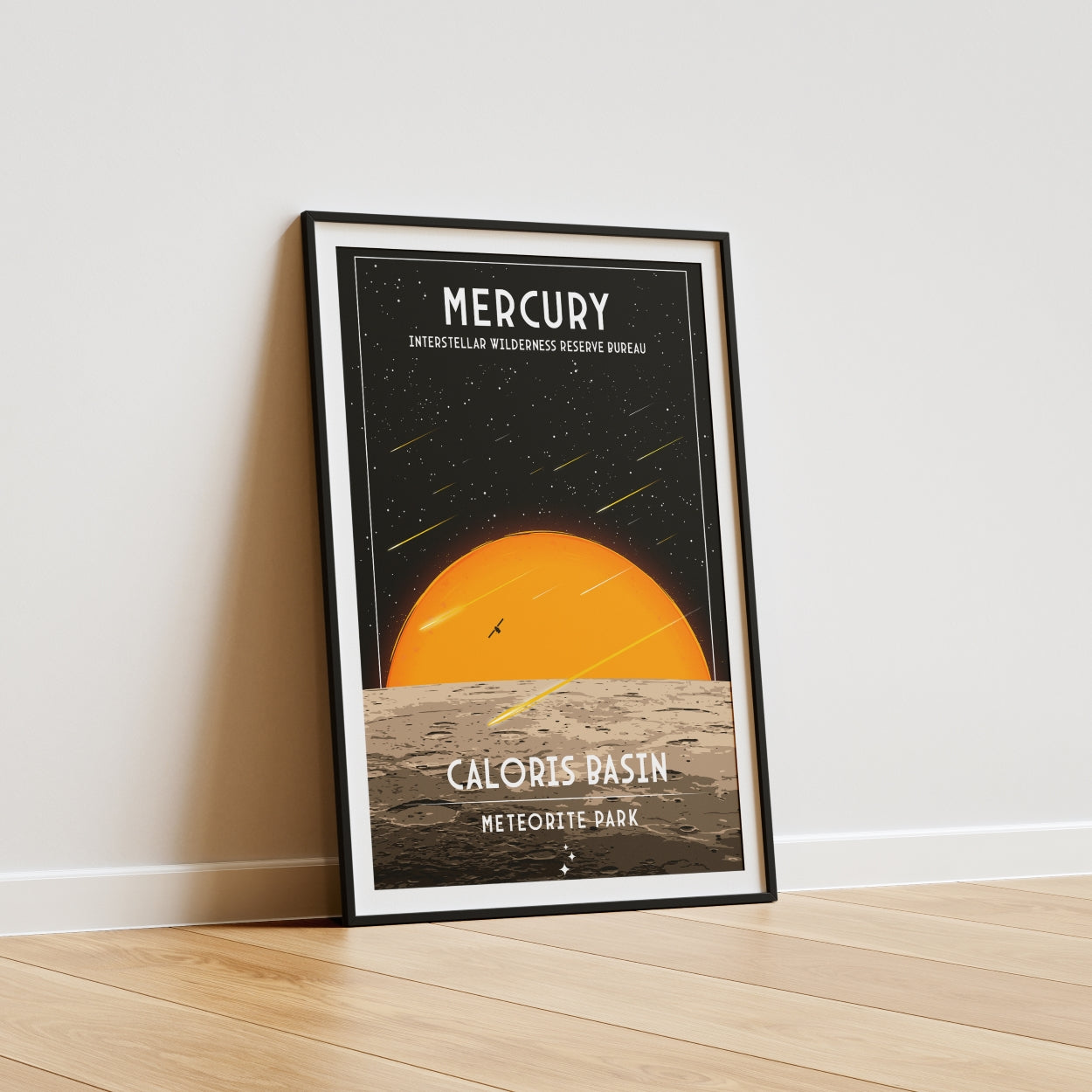 Mercury. Meteorite Park (Interstellar Wilderness Reserve Bureau Series) Poster