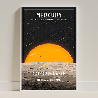 Mercury. Meteorite Park (Interstellar Wilderness Reserve Bureau Series) Poster