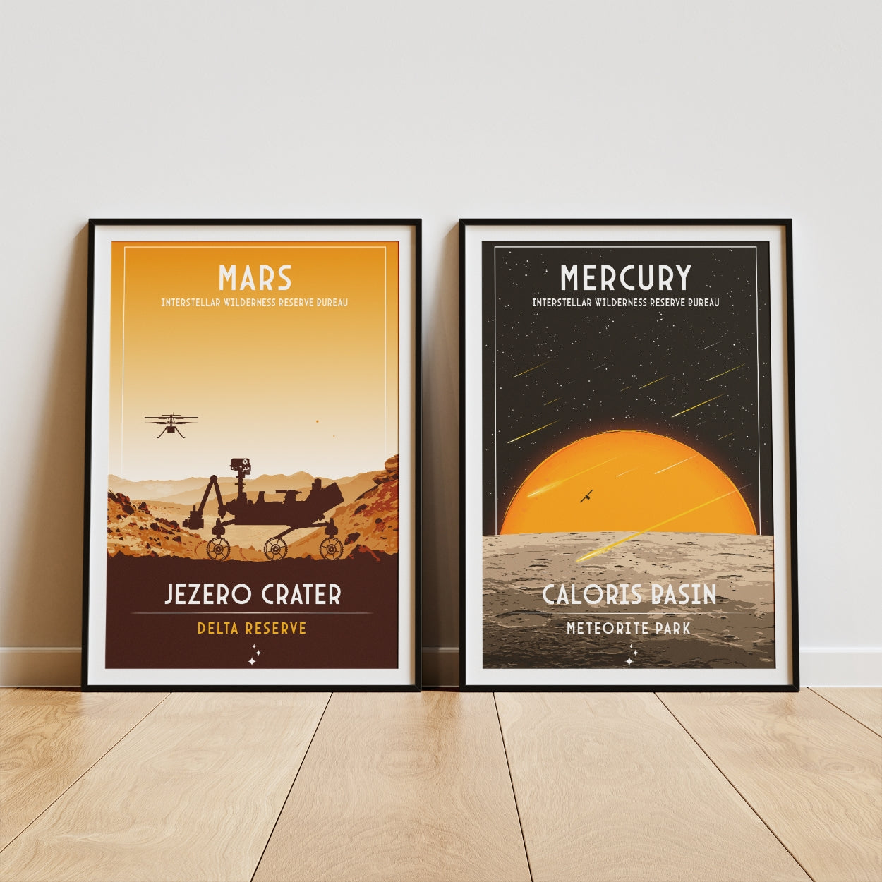 Mercury. Meteorite Park (Interstellar Wilderness Reserve Bureau Series) Poster