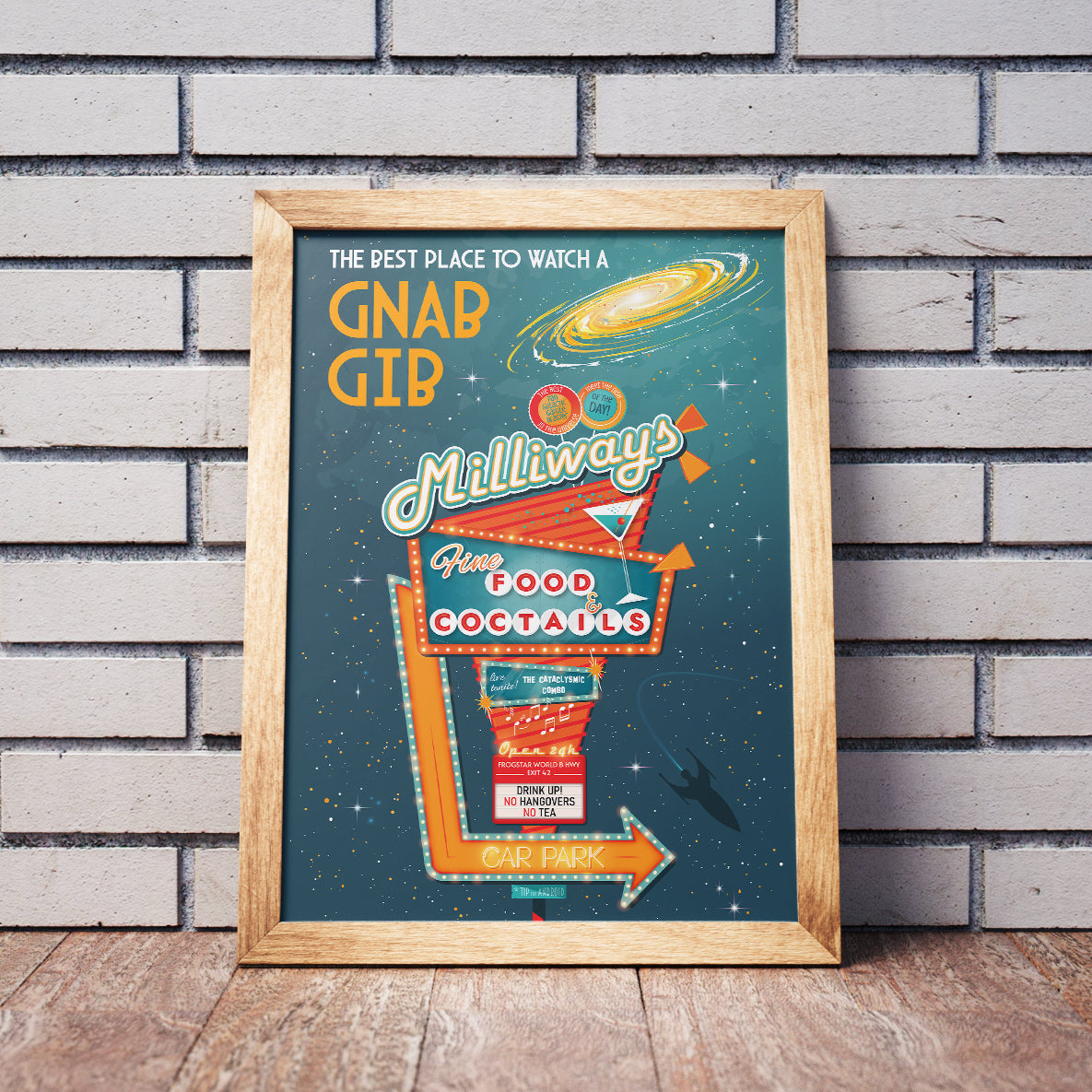 Milliways: The Restaurant at the End of the Universe (Pop) Poster