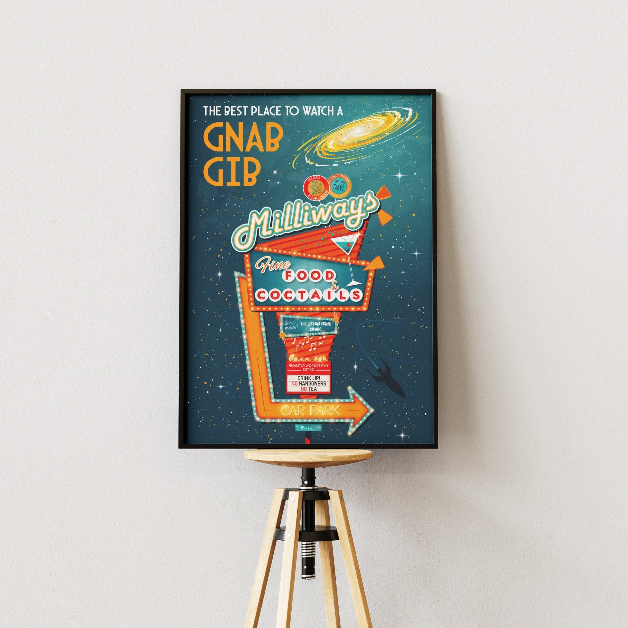 Milliways: The Restaurant at the End of the Universe (Pop) Poster