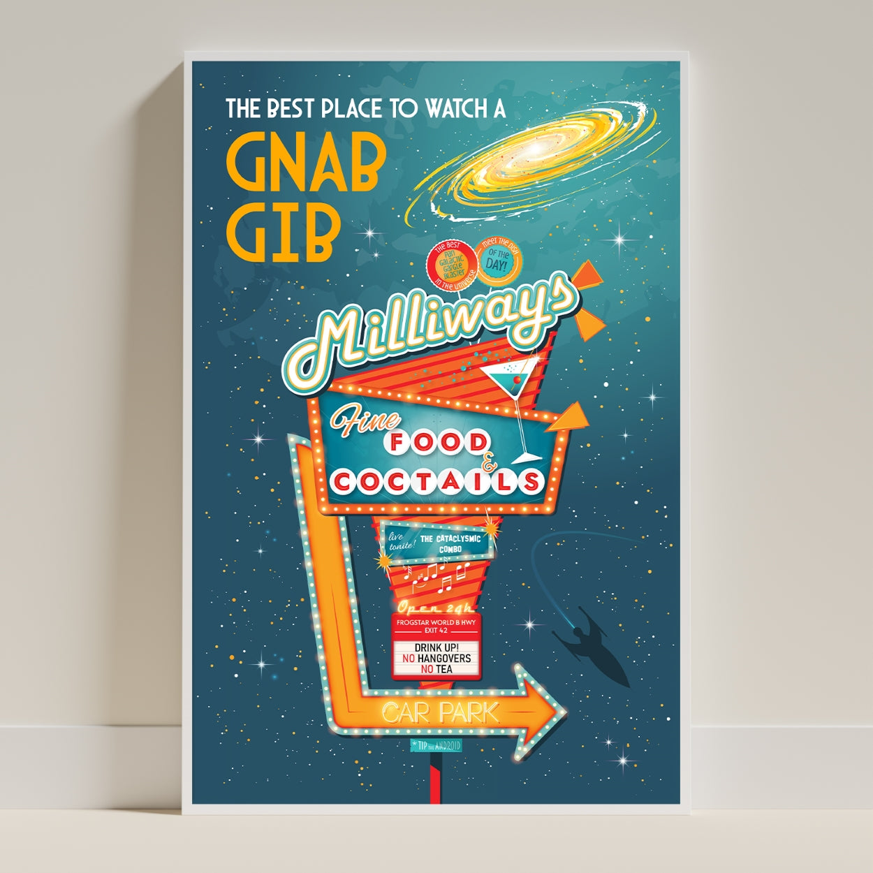 Milliways: The Restaurant at the End of the Universe (Pop) Poster