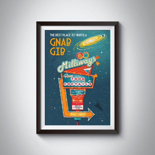 Milliways: The Restaurant at the End of the Universe (Pop) Poster