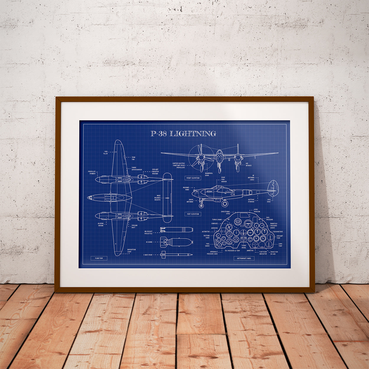 P-38 Lightning Poster