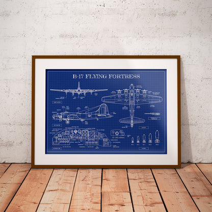B-17 Flying Fortress Poster