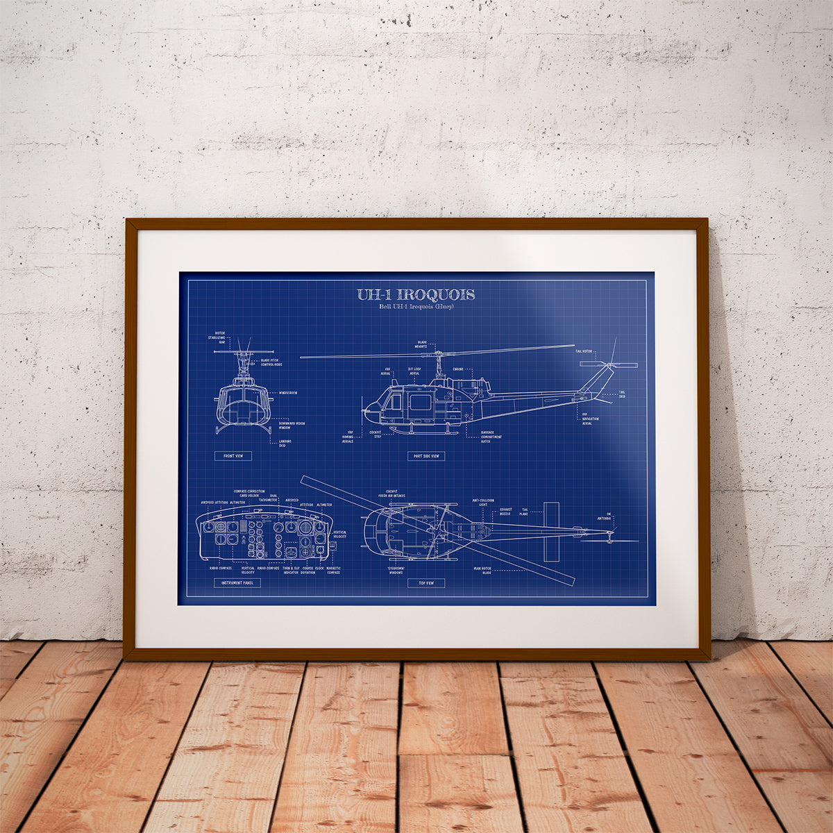 UH-1 Iroquois Poster