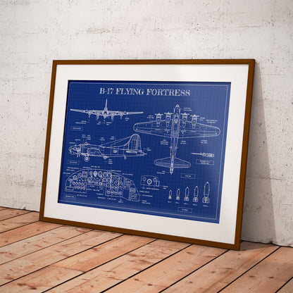 B-17 Flying Fortress Poster