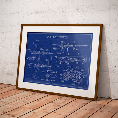 P-38 Lightning Poster