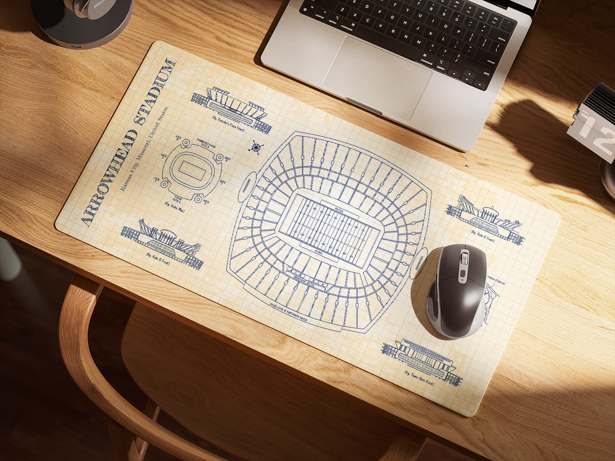 Arrowhead Stadium Desk Mat