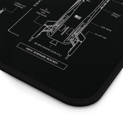 Blue Origin: New Glenn and New Shepard Desk Mat
