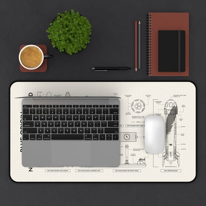 Blue Origin: New Glenn and New Shepard Desk Mat