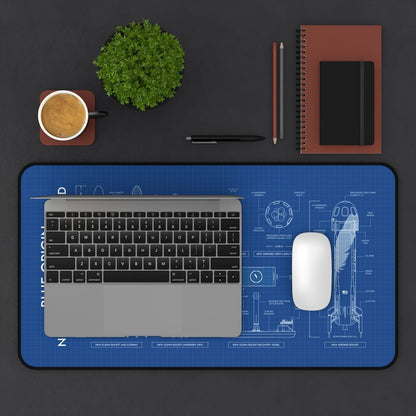 Blue Origin: New Glenn and New Shepard Desk Mat