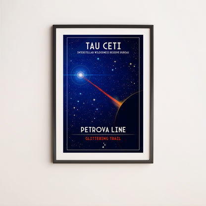 Tau Ceti. Petrova Line (Interstellar Wilderness Reserve Bureau Series) Poster
