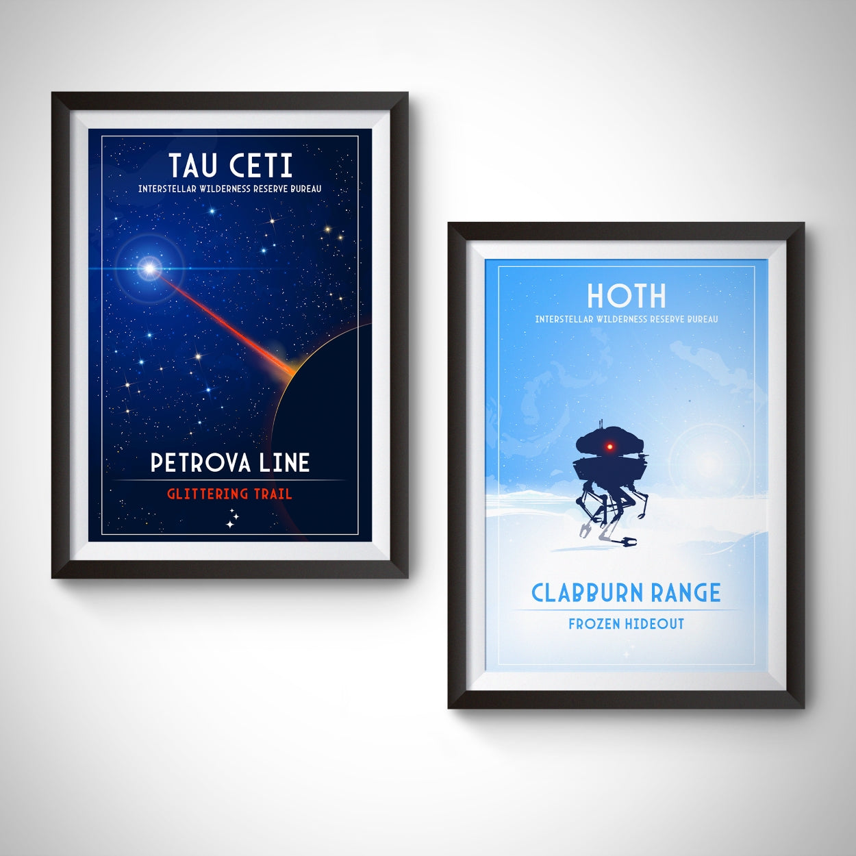 Tau Ceti. Petrova Line (Interstellar Wilderness Reserve Bureau Series) Poster