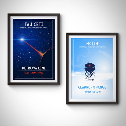 Tau Ceti. Petrova Line (Interstellar Wilderness Reserve Bureau Series) Poster
