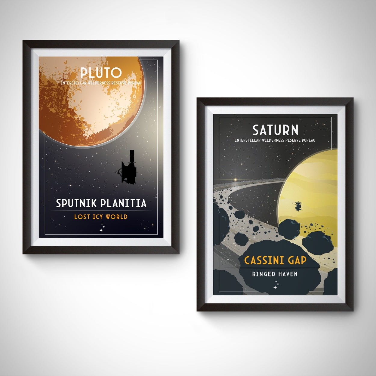 Pluto. Lost Icy World (Interstellar Wilderness Reserve Bureau Series) Poster