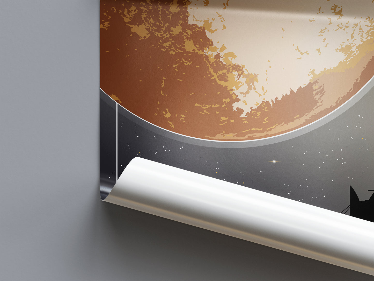 Pluto. Lost Icy World (Interstellar Wilderness Reserve Bureau Series) Poster