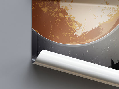 Pluto. Lost Icy World (Interstellar Wilderness Reserve Bureau Series) Poster
