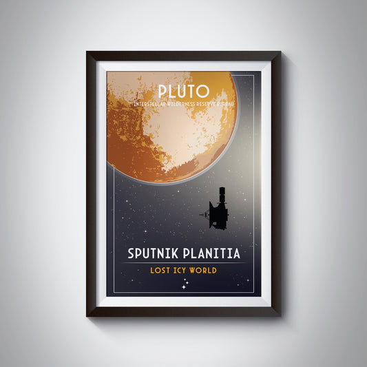 Pluto. Lost Icy World (Intestellar Wilderness Reserve Bureau Series) Poster