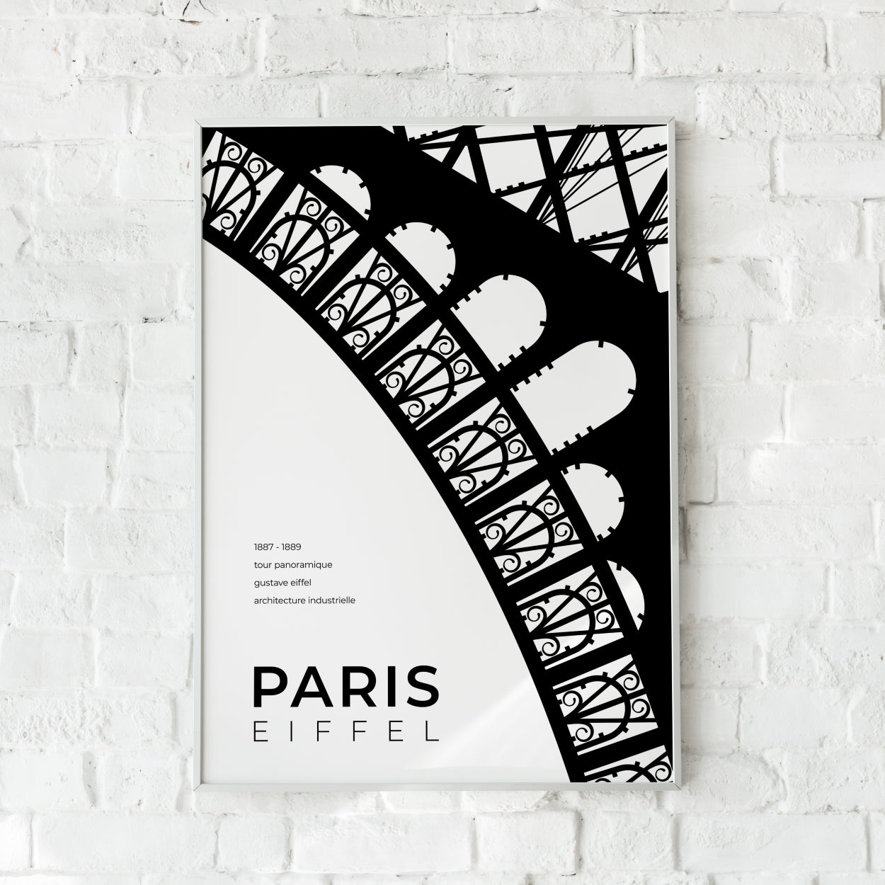 Paris Eiffel Tower Architecture Poster