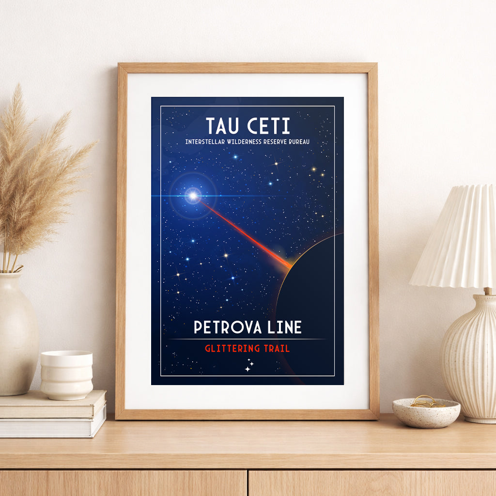 Tau Ceti. Petrova Line (Interstellar Wilderness Reserve Bureau Series) Poster