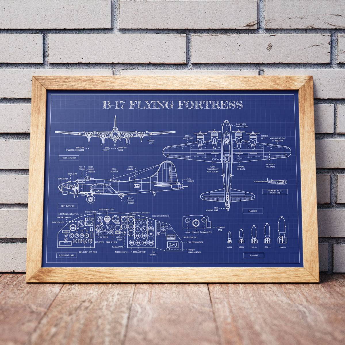 B-17 Flying Fortress Poster