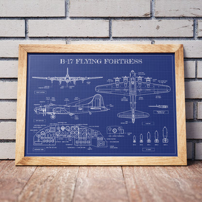B-17 Flying Fortress Poster