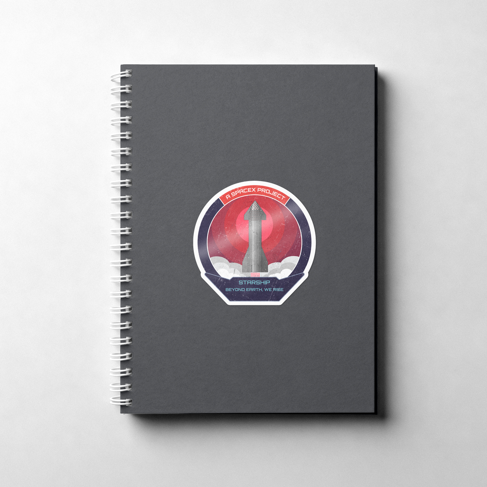 Starship: Beyond Earth, We Rise - Sticker