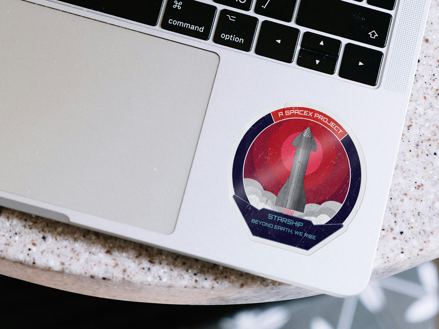 Starship: Beyond Earth, We Rise - Sticker