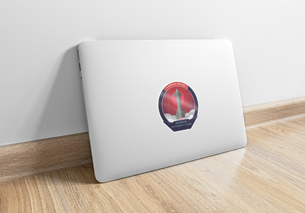 Starship: Beyond Earth, We Rise - Sticker