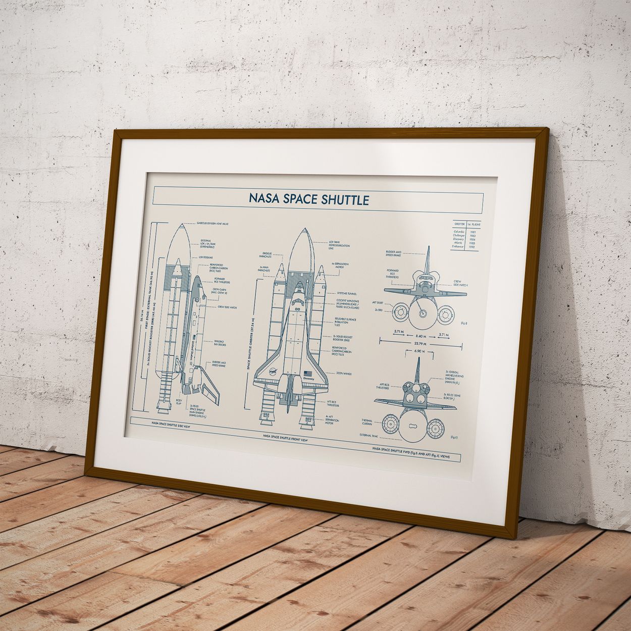NASA Space Shuttle Poster