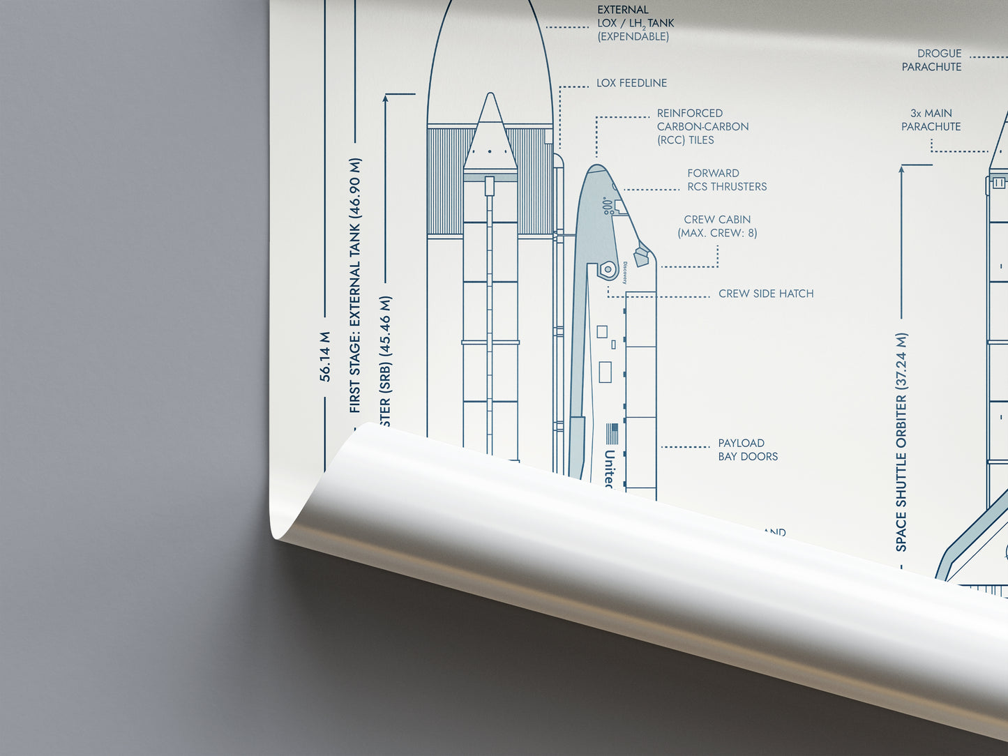 NASA Space Shuttle Poster