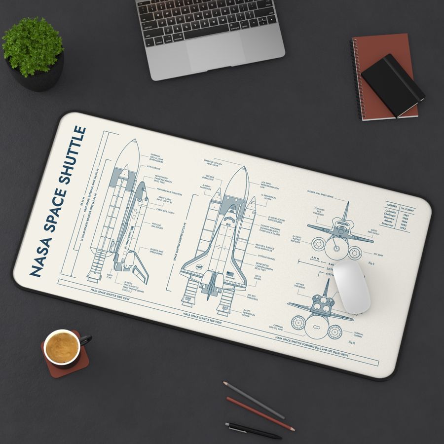NASA Space Shuttle Desk Mat