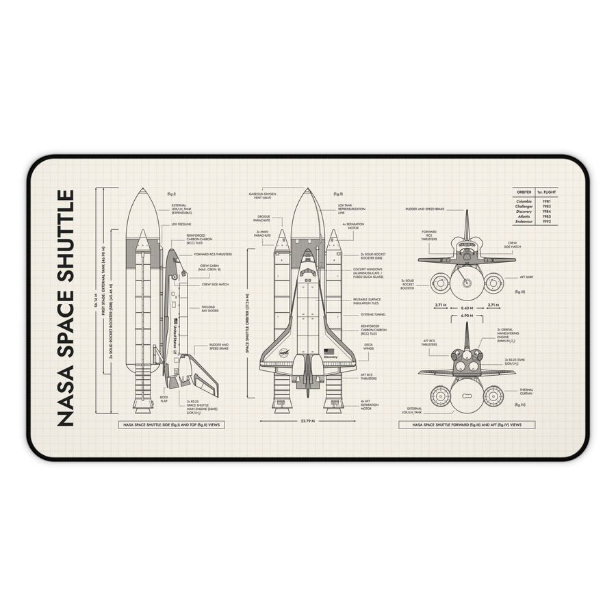 NASA Space Shuttle Desk Mat