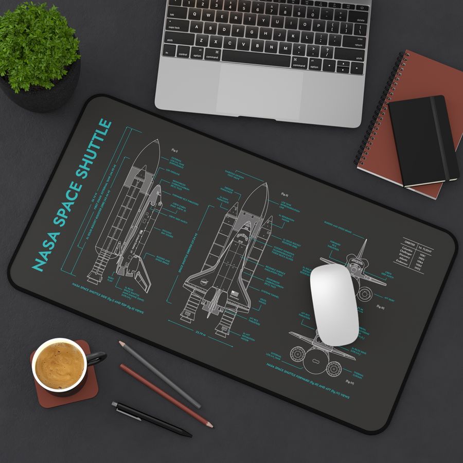 NASA Space Shuttle Desk Mat