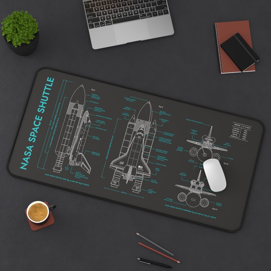 NASA Space Shuttle Desk Mat