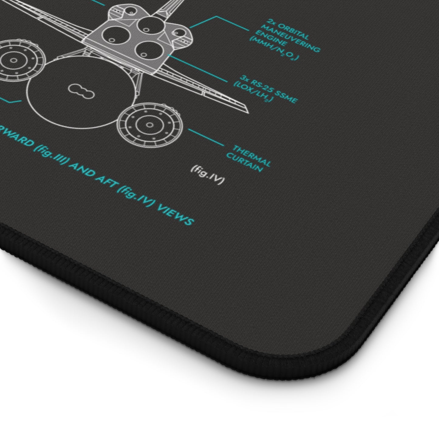 NASA Space Shuttle Desk Mat