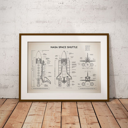 NASA Space Shuttle Poster