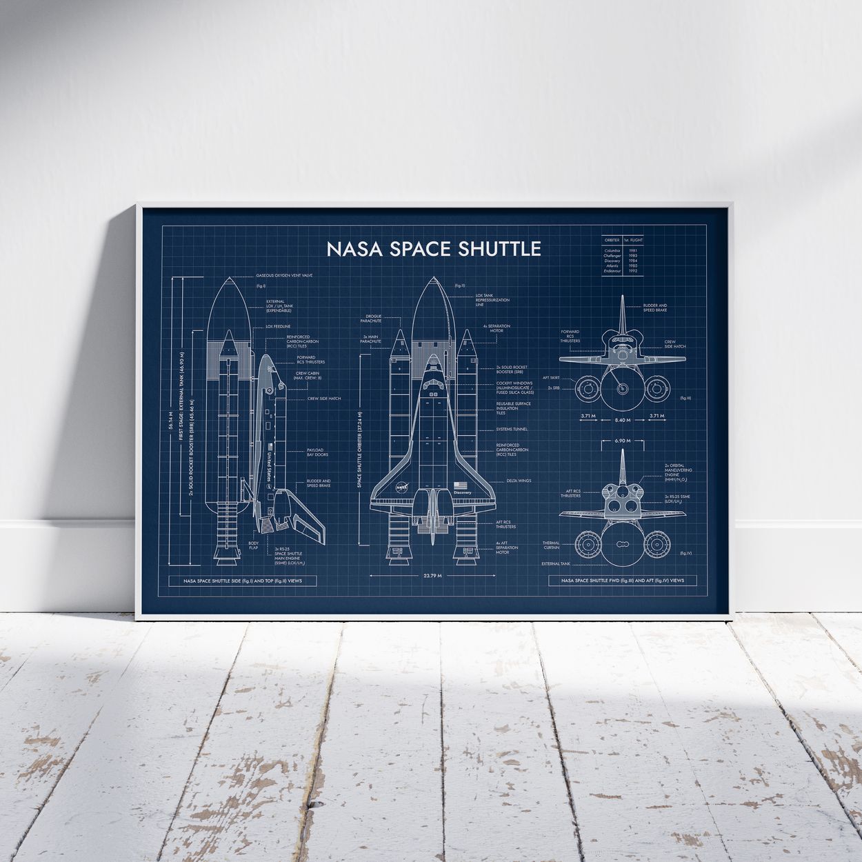NASA Space Shuttle Poster