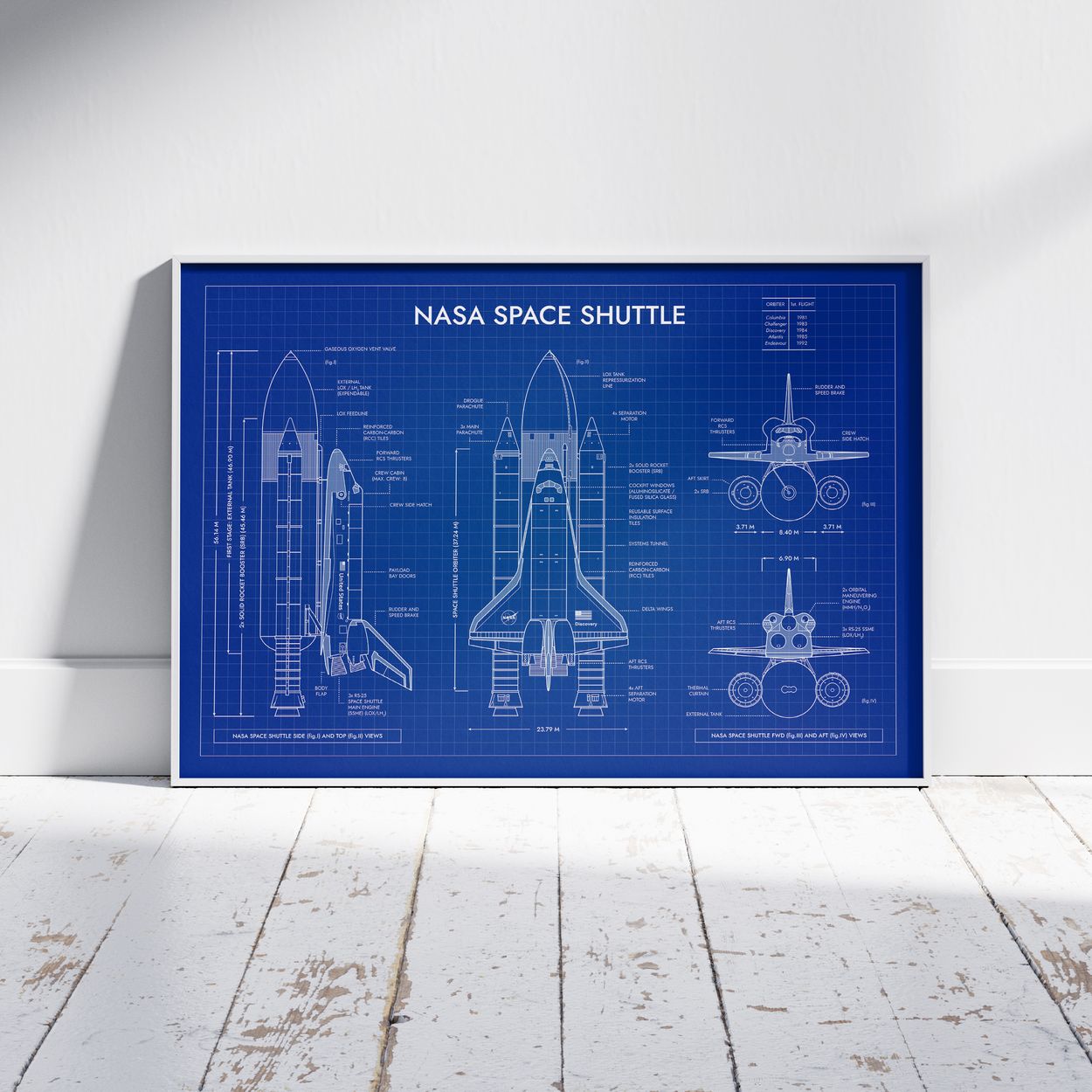 NASA Space Shuttle Poster