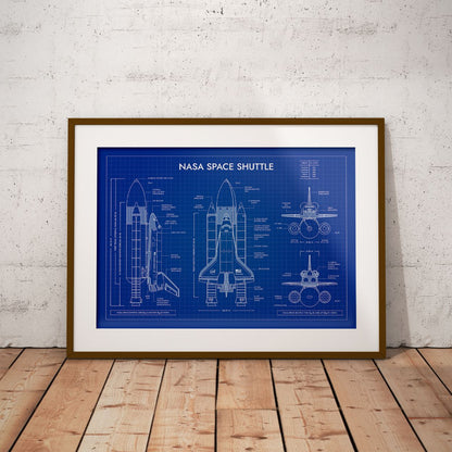 NASA Space Shuttle Poster