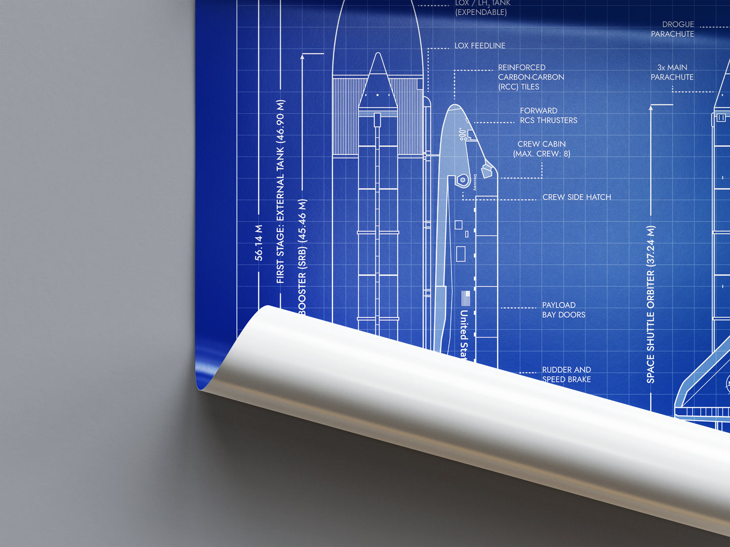 NASA Space Shuttle Poster
