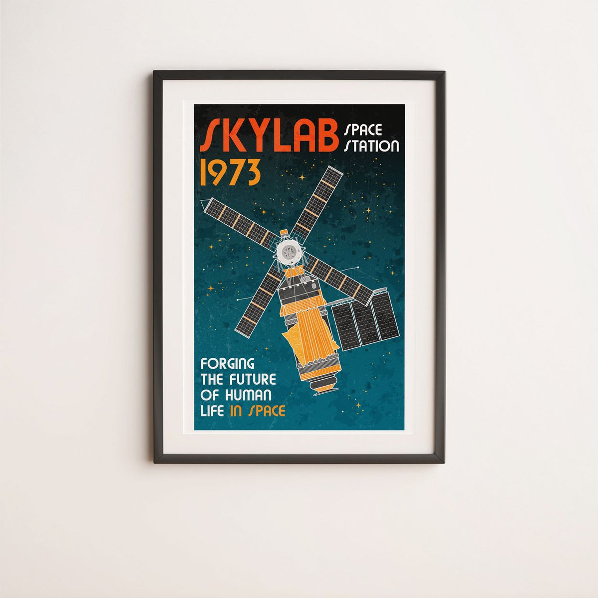 Skylab Space Station (Retro) Poster