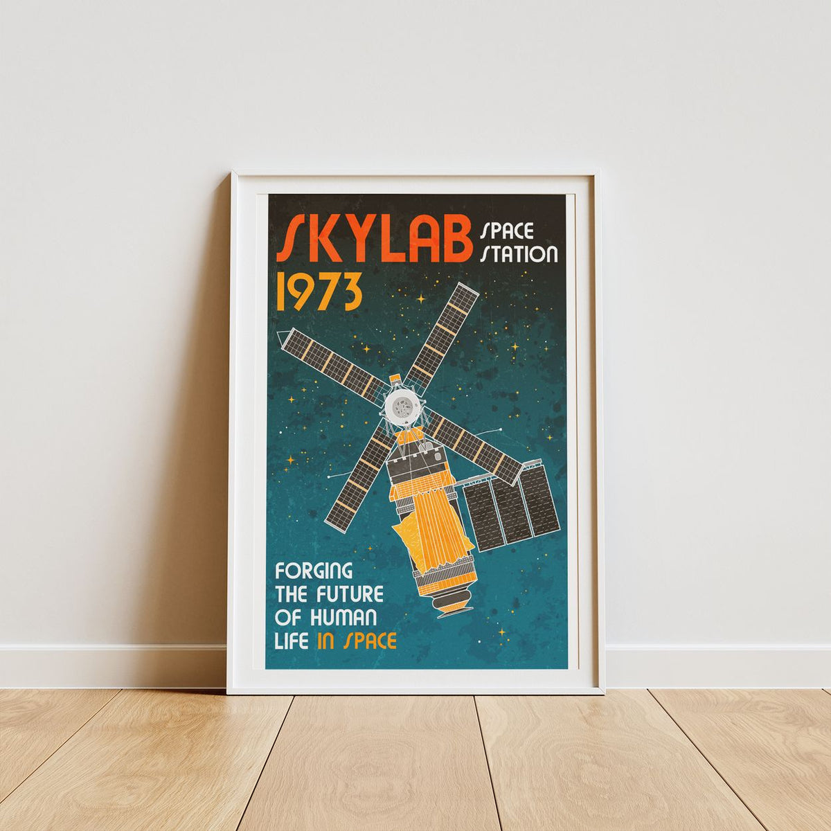 Skylab Space Station (Retro) Poster